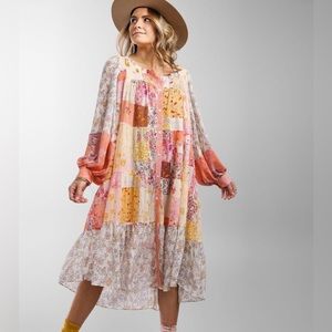 FREE PEOPLE California Soul Maxi duster  Dress medium